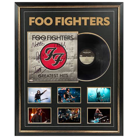 Foo Fighters - Self-Titled Signed & Framed Album Cover #35697 ...