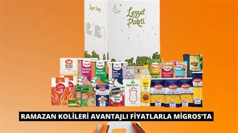 Ramazan Kolileri Avantajl Fiyatlarla Migrosta