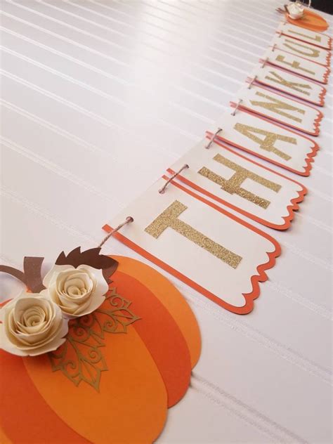 Fall Banner, Pumpkin Banner, Fall in Love, Thanksgiving Banner, Thanksgiving Decor, Rustic Fall ...