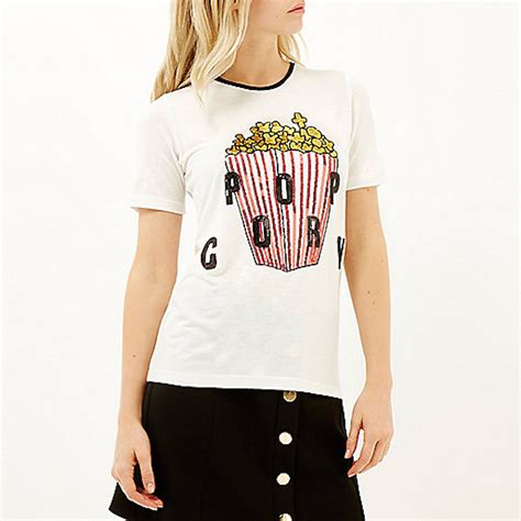 Sequined Graphic T-Shirts