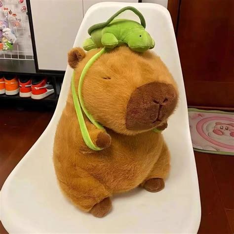 Bonito Capivara Brinquedo De Pelúcia Macio Engraçado Animal Almofadas