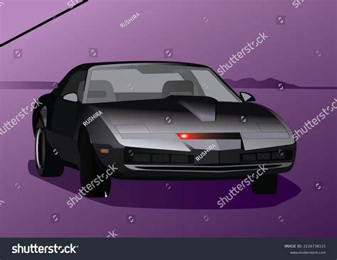 Knight Rider Vector Art Illustrator Kitt Stock Vector (Royalty Free ...