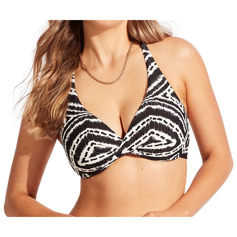 Seafolly Zanzibar Wrap Front F Cup Bra Bikini Top Damen Online Kaufen