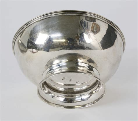 Sterling Silver Bowl Victorian Sterling Silver Bowl London 1844