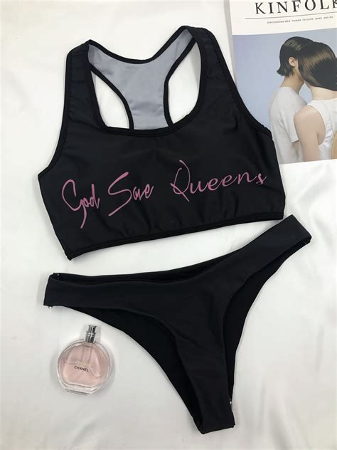 Pack Your Bags Because You And The High Neck Racerback Bikini Set