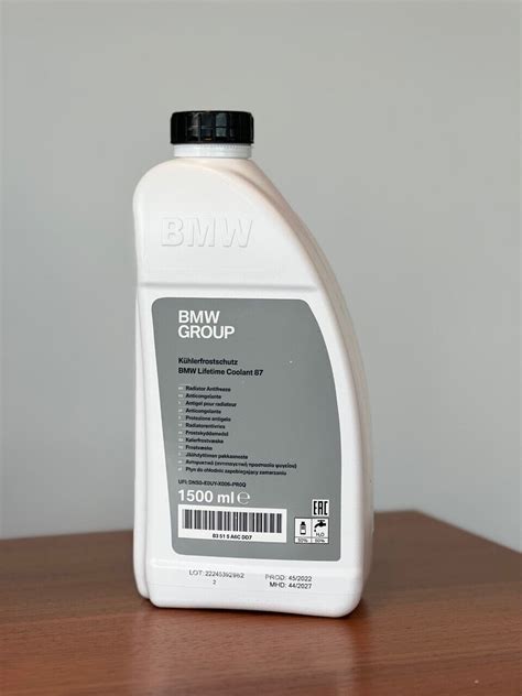 Genuine Bmw Engine Coolant Antifreeze Concentrate87 G48 15 Ltr 83515a6cdd7 Ebay