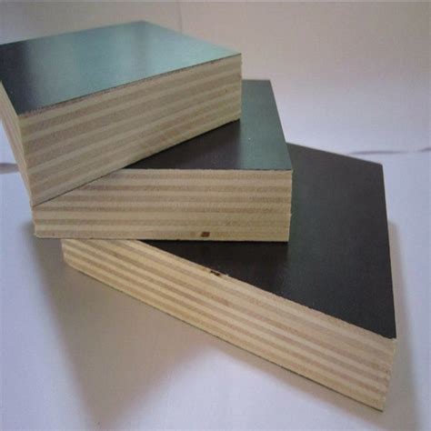 1220 2440 18mm Marine Concrete Form Plywood Black Film Faced Brown