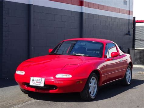 1990 Mazda Miata 56467 Miles Red Convertible 1 6l I4 Fi 5 Speed Manual Classic Mazda Mx 5