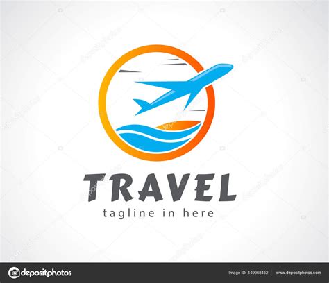 Vector Illustration Travel Logo Design Stock Vector by ©SyafArt 449958452