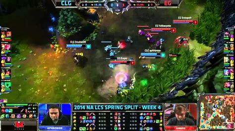 Counter Logic Gaming Vs Evil Geniuses LCS NA 2014 W4D2 YouTube