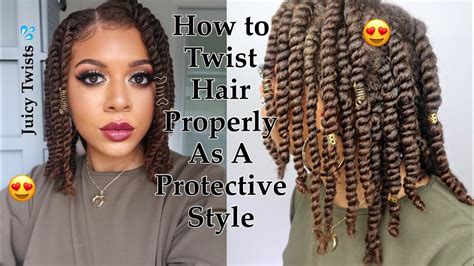 Natural Hair Protective Styles Twists