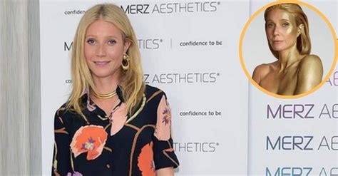 A Golden Gwyneth Paltrow Poses In Golden 'Birthday Suit' To Celebrate ...