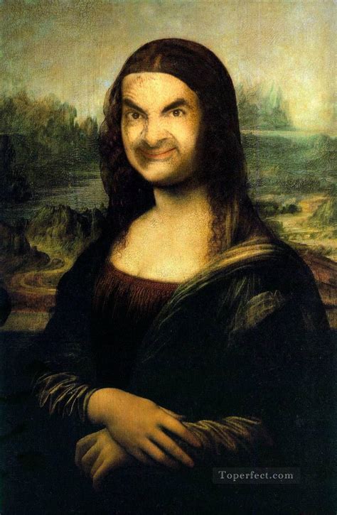 Mr Bean As Mona Lisa