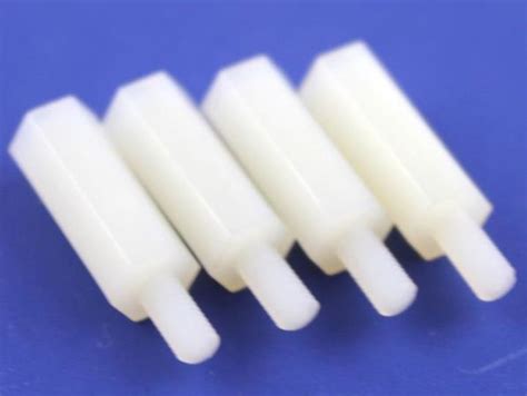 Pcs Lot M Hexagonal Nylon Column Single Head Isolation Column Nylon