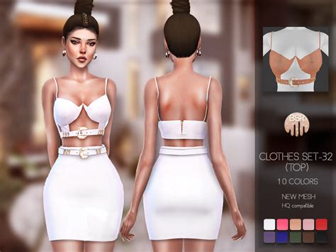 The Sims Resource Clothes SET 32 TOP BD126