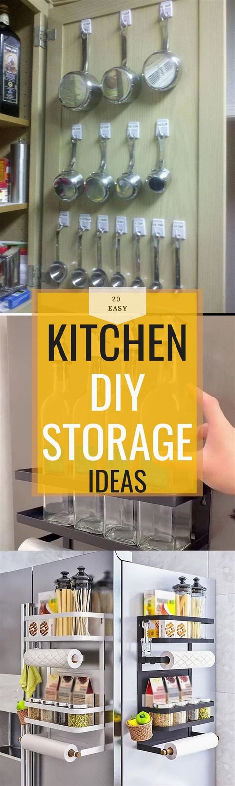 Easy 30 Diy Projects Your Kitchen Storage Kitchen Storage Organization Diy Kitchen Storage