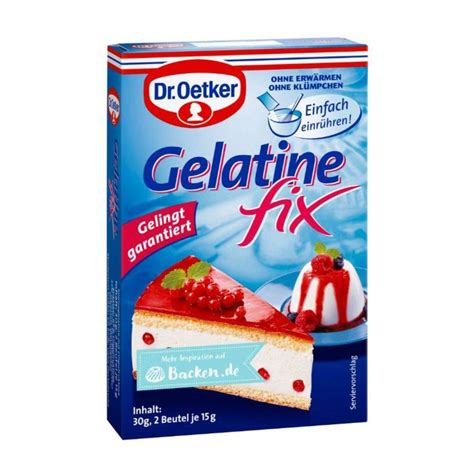 Dr Oetker Gelatine Fix Einfache Und Schnelle Kaufland De