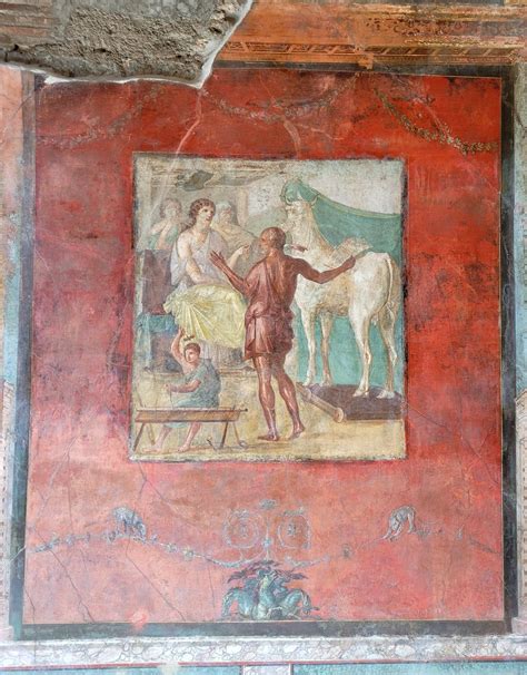 Pompeii Sites On Twitter Affresco Dalla Casa Dei Vettii Qui