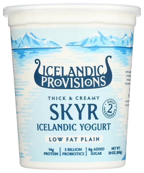 Amazon Icelandic Provisions 30 Oz Traditional Skyr Yogurt Low Fat