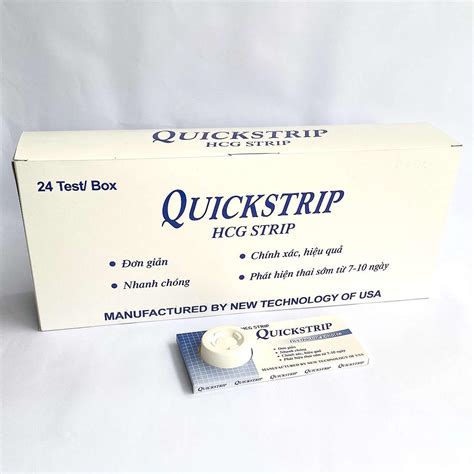 Thử Thai Quickstrip USA Hộp 24 que Giá Thuốc Sỉ Giá luôn luôn tốt