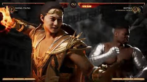 Mortal Kombat Shang Tsung Jax Kameo Fatal Blow Youtube