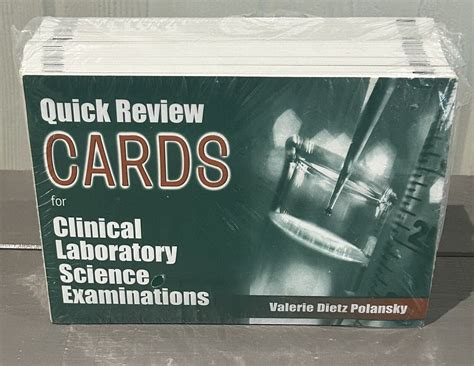 Quick Review Cards For Clinical Laboratory Science Examinations By