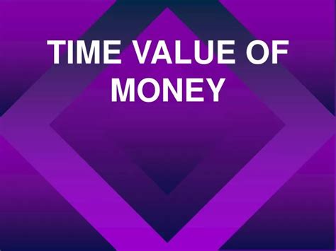 Ppt Time Value Of Money Powerpoint Presentation Free Download Id6649852