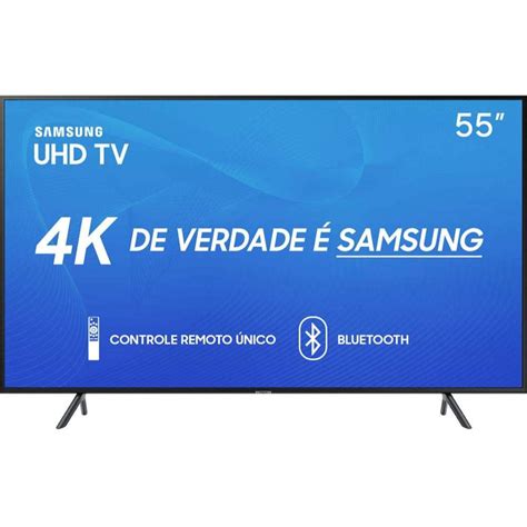 Smart Tv Uhd K Un Ru Visual Cabos Escondidos Controle