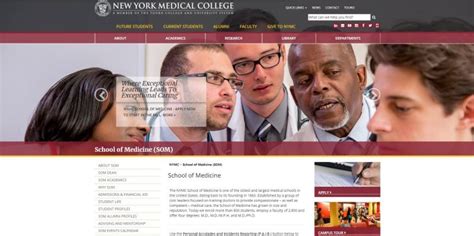 The School of Medicine at New York Medical College Admissions ...