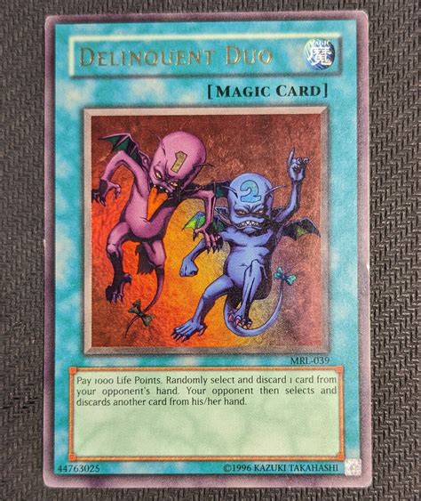 Yugioh Delinquent Duo MRL 039 Ultra Rare Values MAVIN