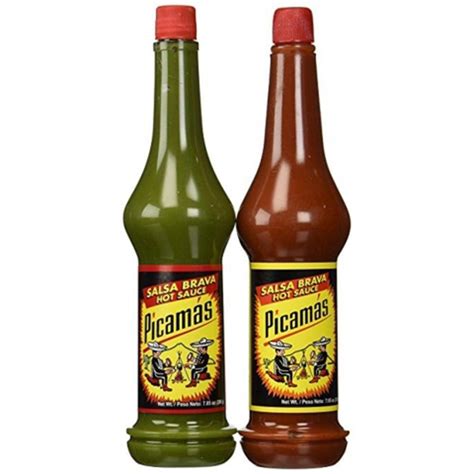 Picamas Hot Sauce And Salsa Brava 7 05 Oz From Guatemala 2 Pack Grocery