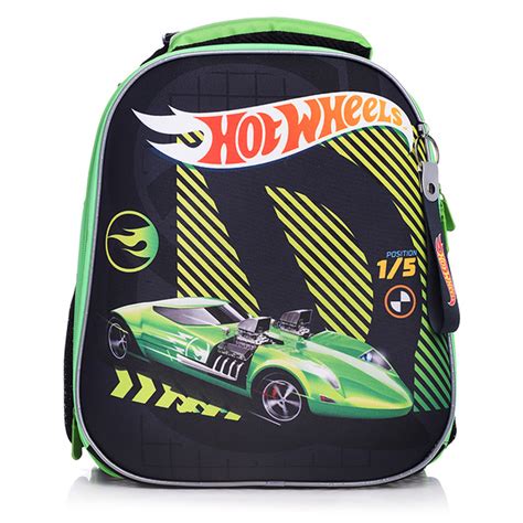 Рюкзак школьный для мальчика каркасный Hot Wheels формованный из полимеров Hot Wheels 90419