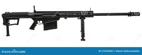 Rifle De Francotirador De Gran Calibre Arma De Largo Alcance Aislar