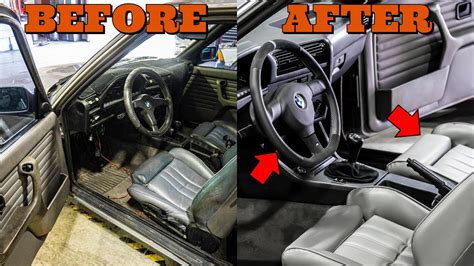 Here S How I Made The Interior Of My 31 Year Old Bmw E30 Look Modern Again On A Budget Part 1 You