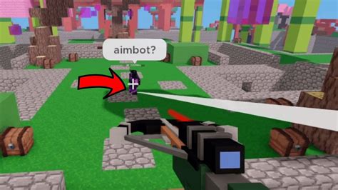 Tanqr Gave Me His Aim Roblox Bedwars Youtube