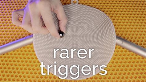 [asmr] Rarer Triggers Rubbing Rolling Tapping Scratching Etc No