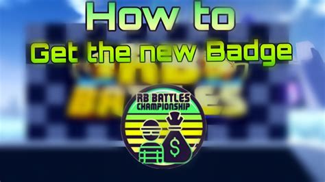 How To Get Rb Battles Championship Badge Roblox Jailbreak Youtube