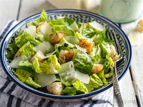 Healthy Caesar Salad Fit Diary