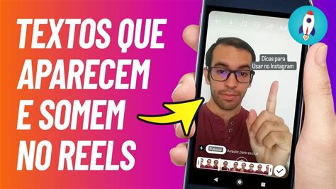 Como Colocar TEXTOS QUE APARECEM E SOMEM no Vídeo do Reels YouTube