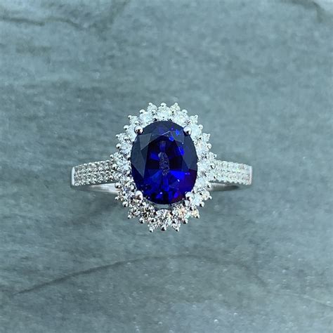 Blue Sapphire & Diamond Ring – River's Edge Gems