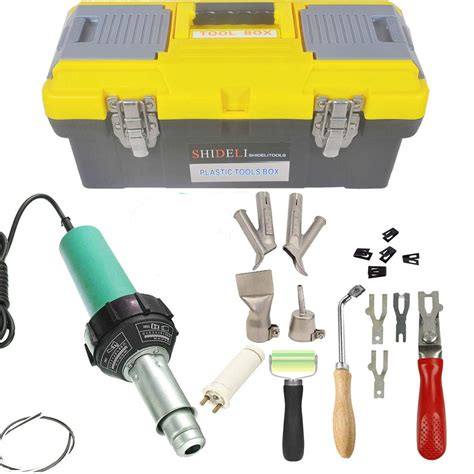 Seababyhouse 1600w Plastic Hot Air Welding Gun Complete Tool Set Desertcart Albania