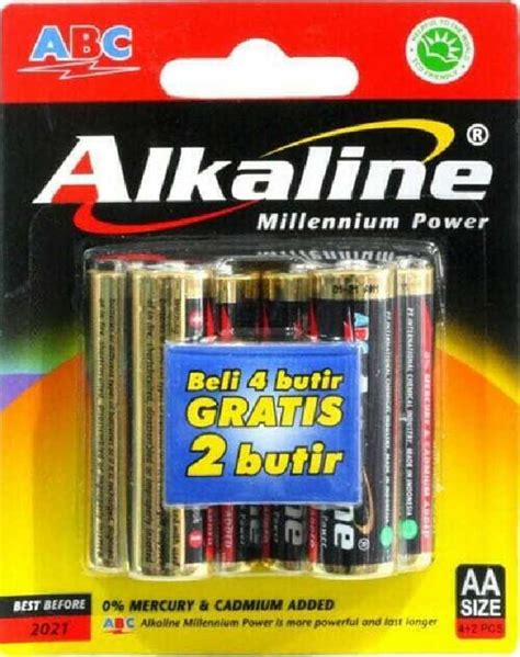 Jual Baterai Abc Alkaline Ukuran Aa Isi Di Seller Wahana Atk