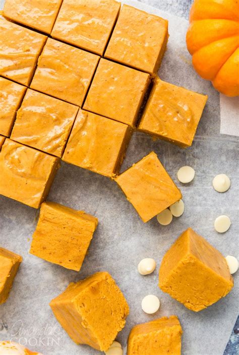 Easy Pumpkin Pie Fudge Recipe Amandas Cookin