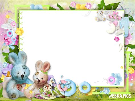 Рамочки для фотошопа детские на прозрачном фоне: Детские фоторамки PNG ...