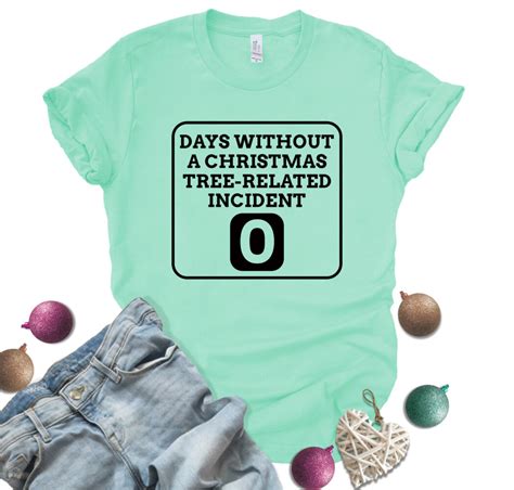 Days Without A Christmas Tree Accident Svg Cutting File Karimoos Market