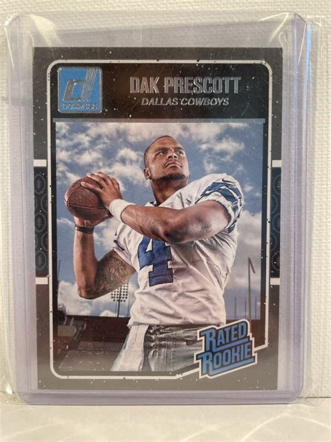 Panini Donruss Dak Prescott Rated Rookie Ebay