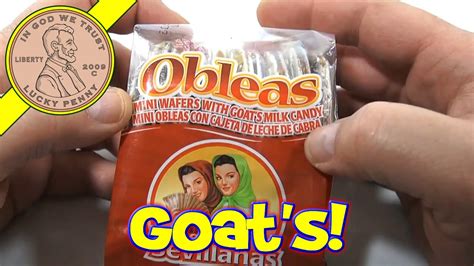 Obleas Mini Wafers With Goats Milk Candy Mexican Candy Tasting Youtube