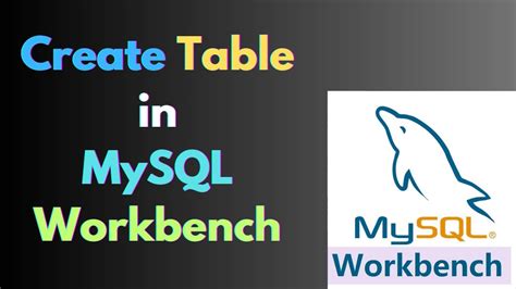 Create Table In MySQL Workbench MySQL Tutorial For Beginners YouTube