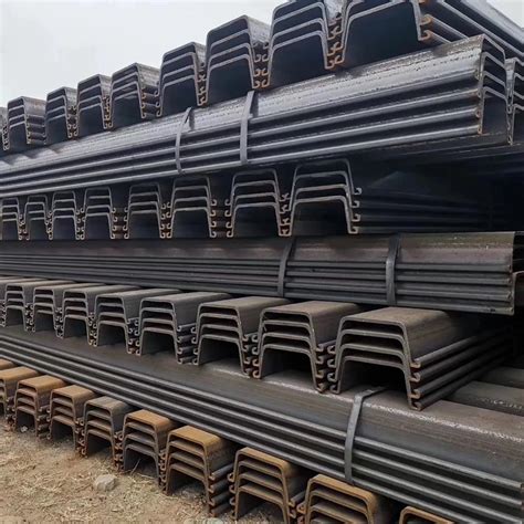 U Type Sheet Piling Hot Rolled U Shaped Larssen Steel Sheet Pile