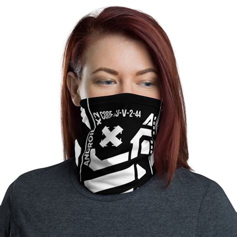 Cyberpunk Neck Gaiter Cyberpunk Bandana Futuristic Scarf Etsy